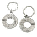 Vintage Dunhill Silver Interlocking Key Ring Holder