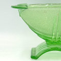 Art Deco Green Glass Bowl C1930