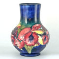 William Moorcroft Orchid Pattern Vase C1949