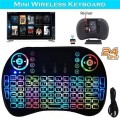 Mini Wireless BackLit Keyboard & Mouse Combo - Black