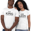 The King - His Queen Couple Matching T-shirts
