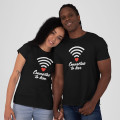 Connected to Him/ Connected to Her Couple T-Shirts
