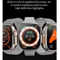 H8 Watch 8 Ultra Smart Watch + Bluetooth Headset + Dual Strap