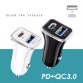 Treqa CC-317 USB And PD Car Charger 2.4A