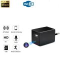 Wifi Spy USB Charger Camera Power Adapter with Micro SD Card Slot