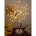 D-6 60 LED Star Tree Table Lamp With Base USB DC/Battery Operated