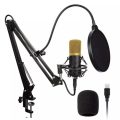 Condenser Microphone Computer 192KHZ / 24Bit High Sampling Rate With Stand
