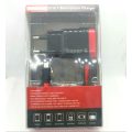 Super E 3 in 1 iPhone Charger Lightning Pin 2 USB High Speed