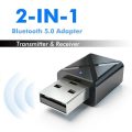 Bluetooth 5.0 Audio Receiver Transmitter Mini Stereo Bluetooth AUX RCA USB 3.5mm Jack For TV PC Car