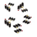 3 RCA Female TO 3RCA Female Adapter Pack Of 100