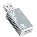 4 in 1 USB Card Reader. Reads SD, Micro SD, Pro Duo &, M2 Memory Cards
