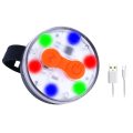 QX-W07B RGB Rechargeable Bicycle Safety Warning Light