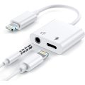 Aerbes AB-S664 2-in-1 ios to ios +3.5mm Adapter Cable