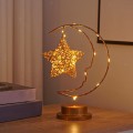 Battery Operated Star Quarter Moon Light Warm White