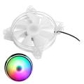 XF0242 Computer Cooling Fan 1300RPM 120mm Silent RGB Fan with Sleeve Bearing