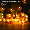 FA-LC47H Solar Powered LED Bees Fairy String Light Warm White 5M