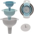 1831532 4 in 1 Funnels Mini Funnels with Detachable Strainer