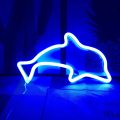 FA-A34 Cute Dolphin Neon Sign Lamp USB And Battery Operated