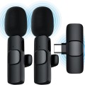 Wolulu AS-51302 Type C Lapel Dual Wireless Microphone