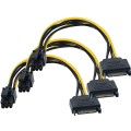 SE-L125 SATA Power Cable Adapter 15-Pin to 6-pin