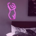 FA-A62 Lady,s Front Silhouette Neon Sign Lamp USB And Battery Operated