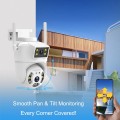VRT-SC06-4G PTZ Waterproof Surveillance Camera V380 Pro App