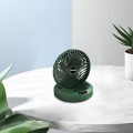 PM-034 USB Rechargeable Foldable Circulating Desk And Wall Fan