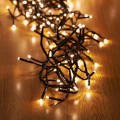 LED Inter-Connecting Black Cable Fairy Light Warm White 20M