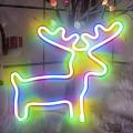 FA-A25 LED Reindeer Neon Sign Lamp USB And Battery Operated