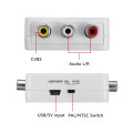 Mini PAL To NTSC TV Video System Bi-directional Converter Switch Adapter