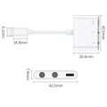 JH-099 Live Converter Adapter for iphone 7 8 X XS 3 in 1 Live Streaming lightning OTG Adapter