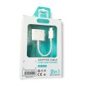 AB-S663i 2 In 1 Lightning To Lightning And Lightning Adapter Cable
