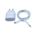 Treqa CS-230 PD 20W Charger With Type C To Type C Cable