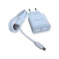 Treqa CH631 Dual USB Port Charger With Lightning USB Cable 3.1A
