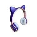 XY227 Foldable Cat Ear Bluetooth 5.0 Headset FM Radio Micro SD Card Slot