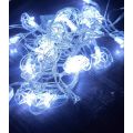 ZYF-63 Moon Hugging Star LED Fairy String Lights With Tail Plug Extension White 5M