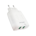 Aerbes AB-SJ21 Dual USB Port Smart Wall Travel Charger 2.4A With Auto ID