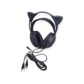 Aerbes AB-EJ11 Wired Cat Ear 3.5mm USB RGB Gaming Headphone With Built In Microphone