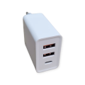 Treqa CH-645 Dual USB + PD Wall Charger 38W