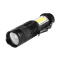 FA-801 Power Style Rechargeable Mini Flashlight COB + LED