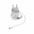 Treqa CS-203 USB Wall Charger 2.4A Output With USB To IOS Cable
