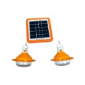FA-072 Solar Powered Double Hanging Tent Light 3 Lighting Modes