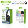 Wolulu AS-51254  Bluetooth Headphone With Micro SD Card Slot