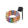 FA-LC48C Solar Powered  RGB Copper Wire Fairy Light 200 LED 20M