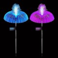 FA-LC74C Solar Powered Fountain Jelly Fish Light 2 Pcs 7 Colour Changing