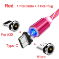 X-Cable 360 Magnetic LED USB 3 in 1 Charging Cable
