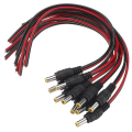 DC Power Cord 5.5 x 2.1mm Male Pack of 100