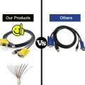 XF0183 1.5m USB KVM Cable