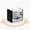 2.1A Dual USB Travel Adapter Plug Multi-function Fused USB Charger