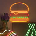C-16 USB Powered Hamburger Neon Lamp With Back Plate + ON Off Switch